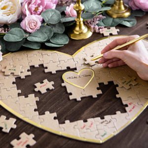Puzzle alternatif livre d'or Mariage
